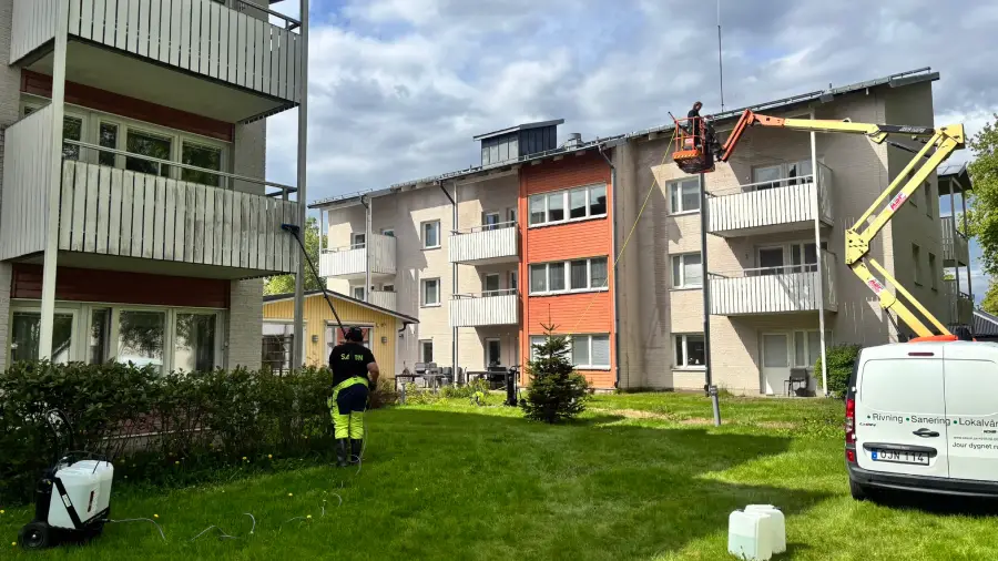 SAKON utför fasadtvätt i Linköping